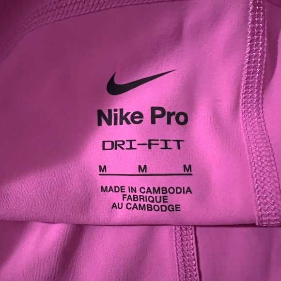 Nike Pro performance 3” Dri-FIT Bright Pink Short size MEDIUM NWOT - Picture 10 of 12